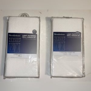 Brookstone Light Filtering Small Window Set 24 inch